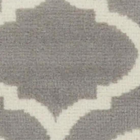 Gray Moroccan Power Loom Area Rug Photo 1