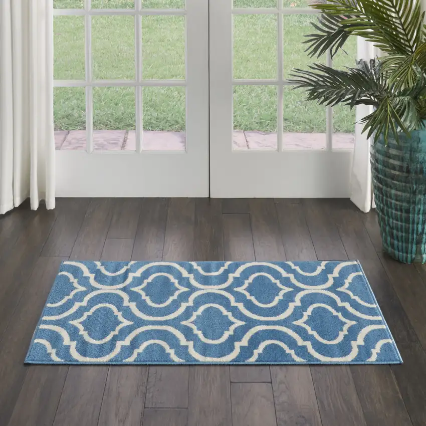 Gray Moroccan Power Loom Area Rug Photo 5