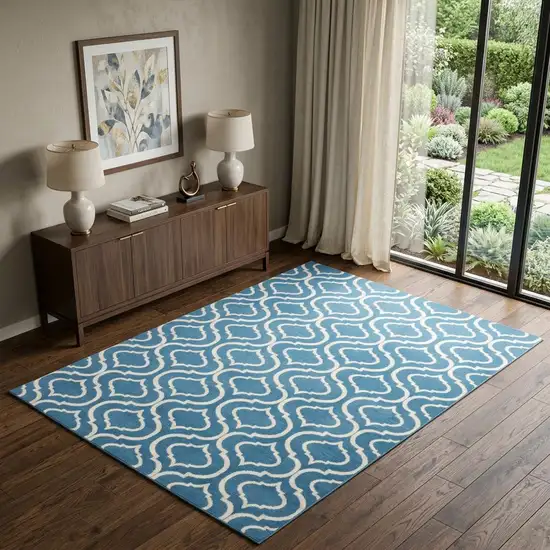 Gray Moroccan Power Loom Area Rug Photo 1