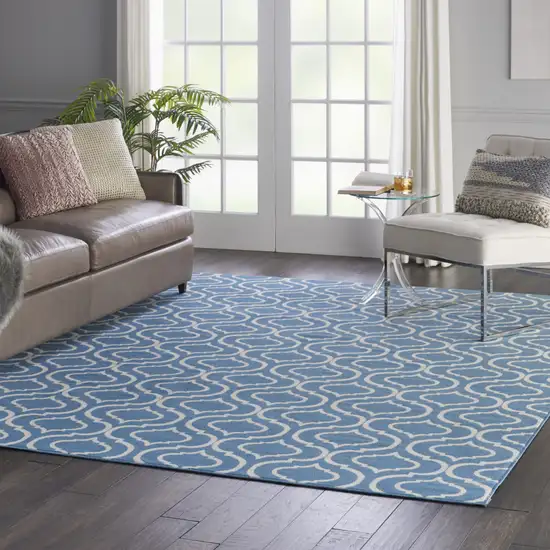 Gray Moroccan Power Loom Area Rug Photo 6