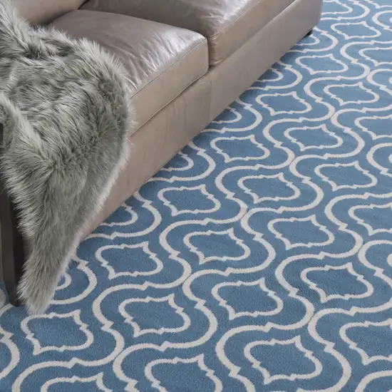 Gray Moroccan Power Loom Area Rug Photo 5