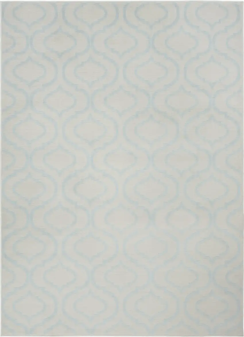 Gray Moroccan Power Loom Area Rug Photo 1