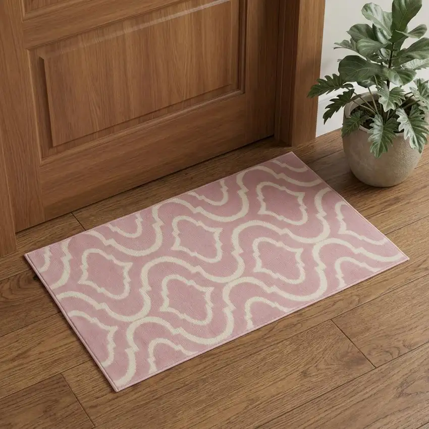 Gray Moroccan Power Loom Area Rug Photo 1