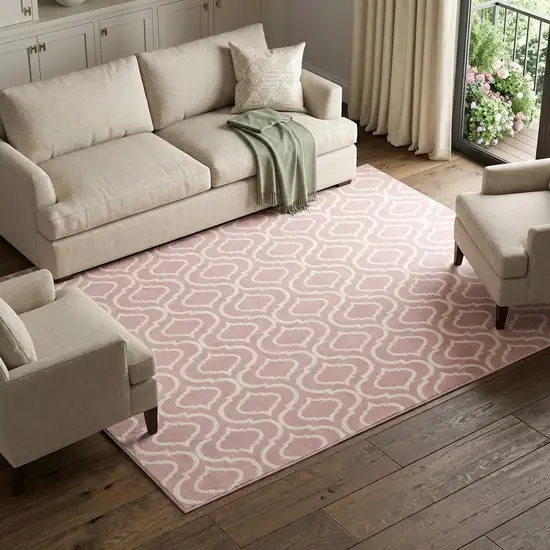 Gray Moroccan Power Loom Area Rug Photo 1