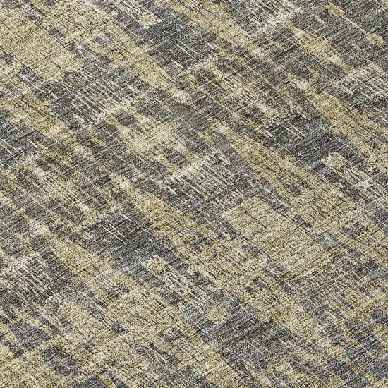 Gray Taupe And Beige Moroccan Washable Indoor Outdoor Area Rug Photo 7