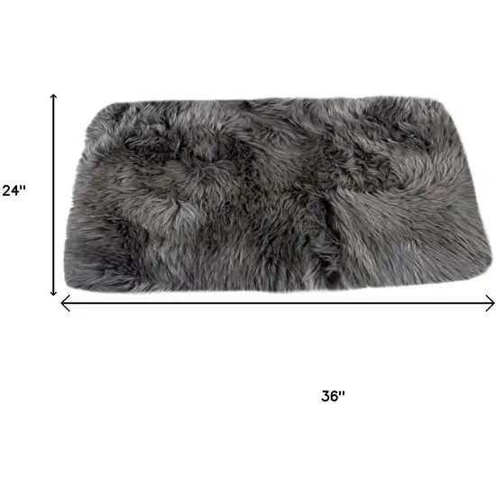 2' X 3' Gray Area Rug Photo 9