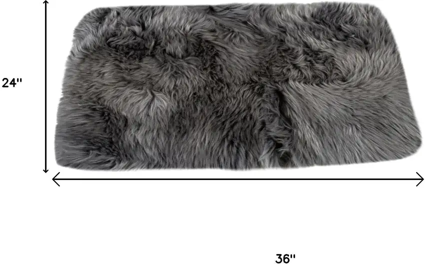 2' X 3' Gray Area Rug Photo 9