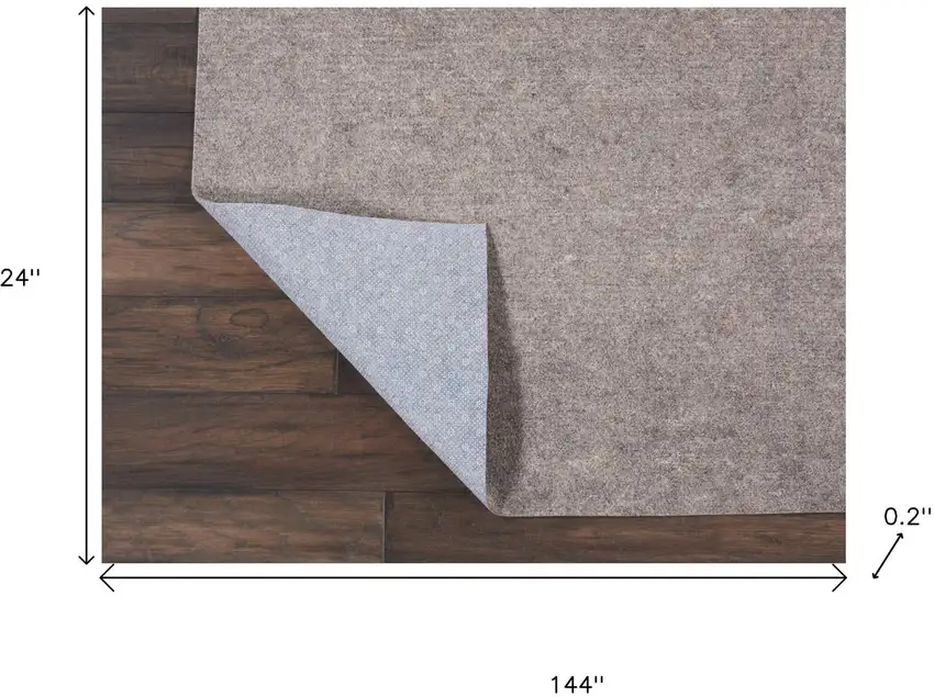 Gray Non Slip Rug Pad Photo 6