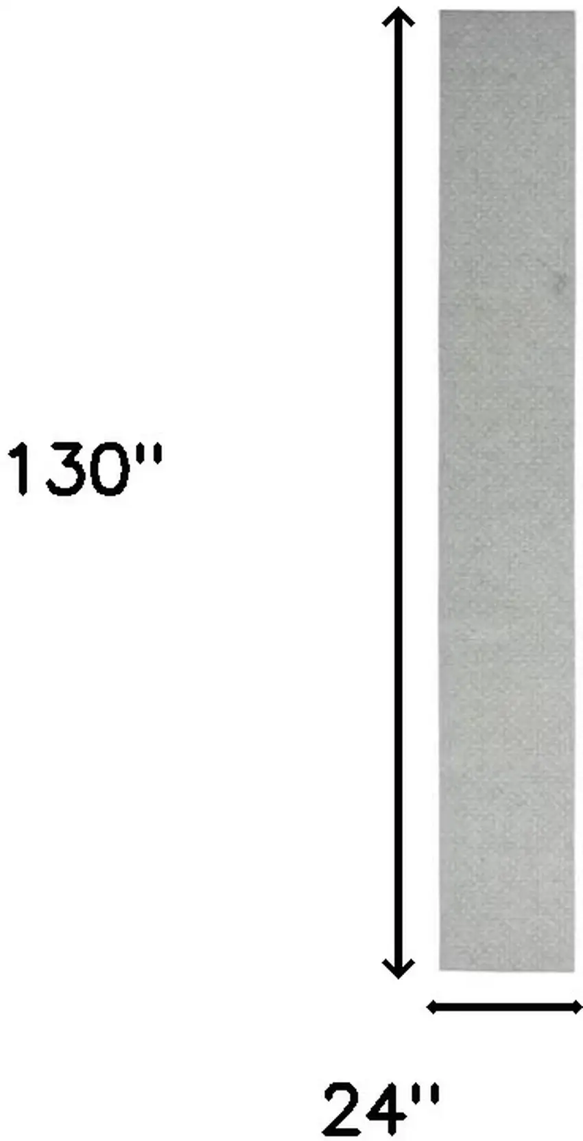 11' Gray Runner Rug Photo 5