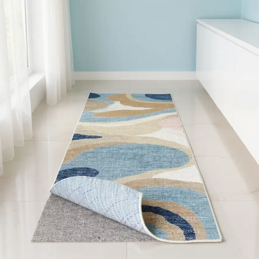 Gray Non Slip Rug Pad Photo 2