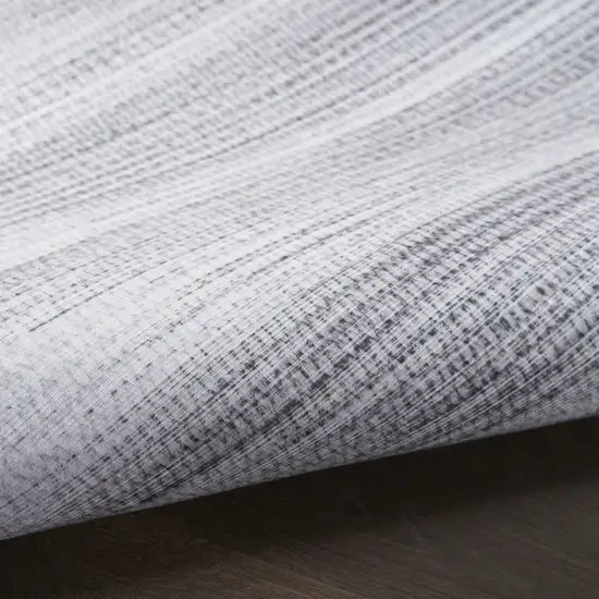 Gray Ombre Distressed Non Skid Area Rug Photo 9