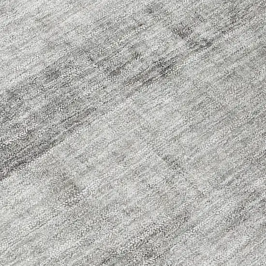 Gray Ombre Washable Non Skid Indoor Outdoor Area Rug Photo 8