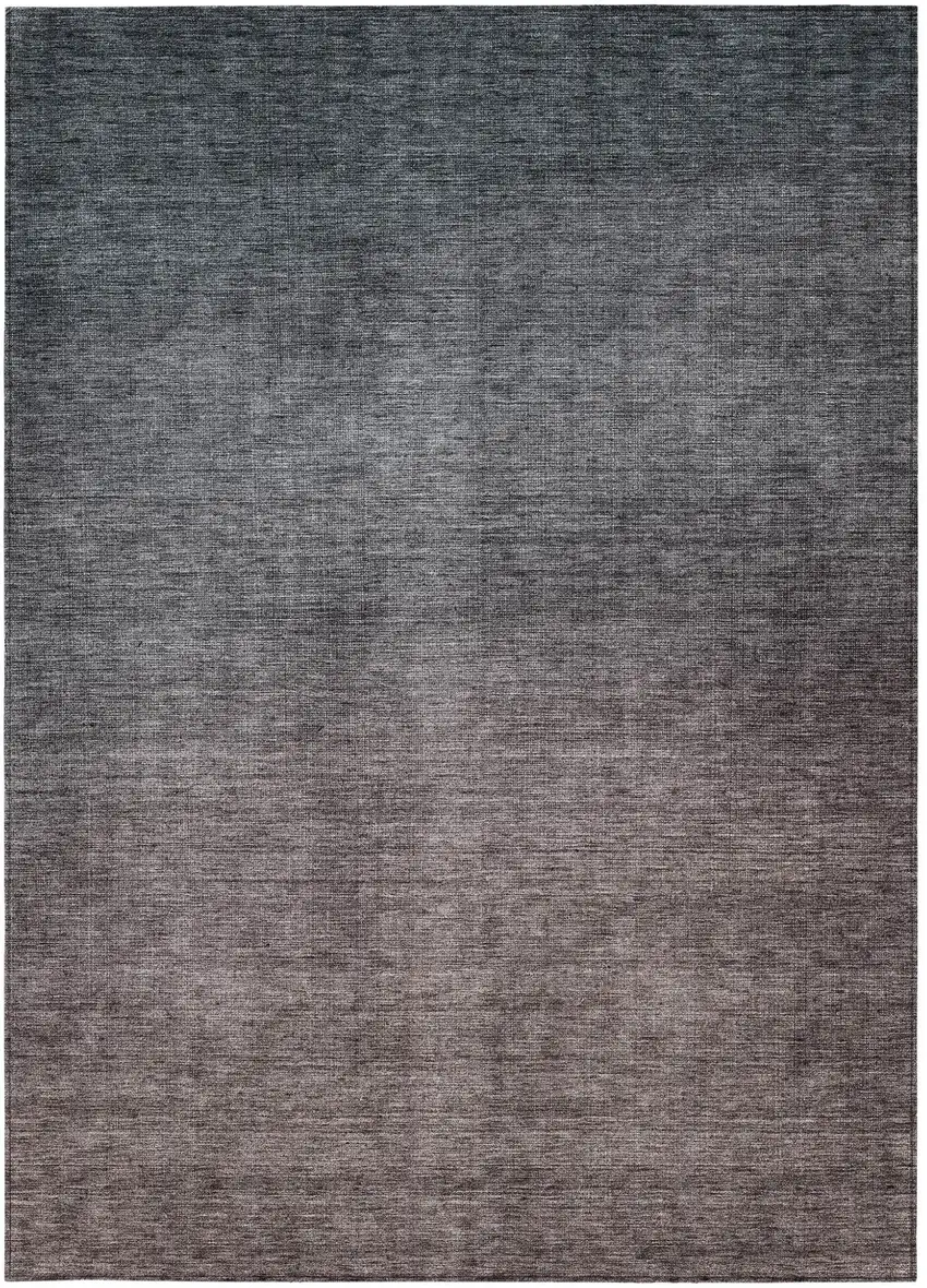 Gray Ombre Washable Non Skid Indoor Outdoor Area Rug Photo 5
