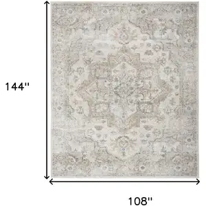 Photo of Gray Oriental Power Loom Area Rug