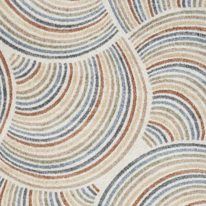 Gray Oriental Power Loom Area Rug Photo 7