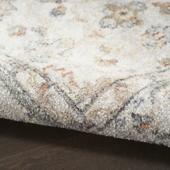 Gray Oriental Power Loom Distressed Washable Area Rug Photo 7