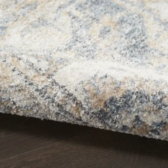 Gray Oriental Power Loom Washable Area Rug Photo 7