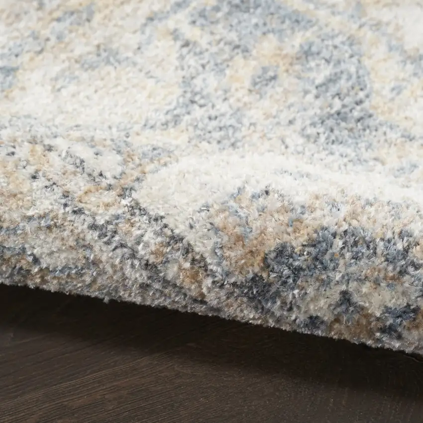 Gray Oriental Power Loom Washable Area Rug Photo 7