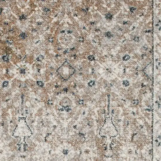 Gray Oriental Power Loom Washable Area Rug Photo 3