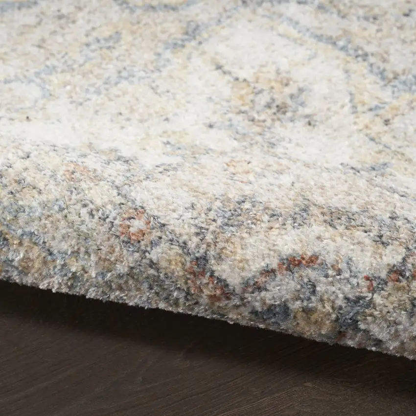 Gray Oriental Power Loom Washable Area Rug Photo 7