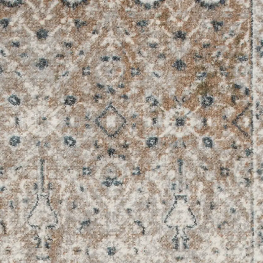 Gray Oriental Power Loom Washable Area Rug Photo 7