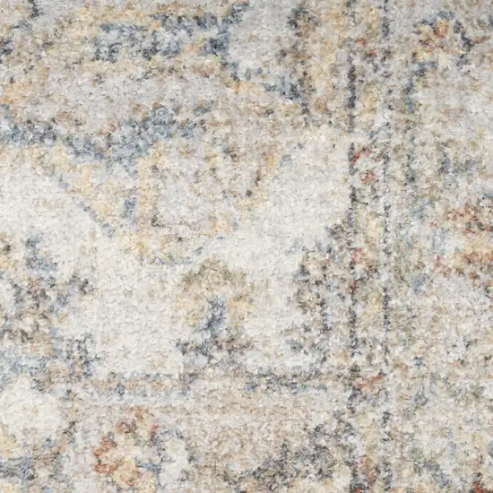 Gray Oriental Power Loom Washable Area Rug Photo 3