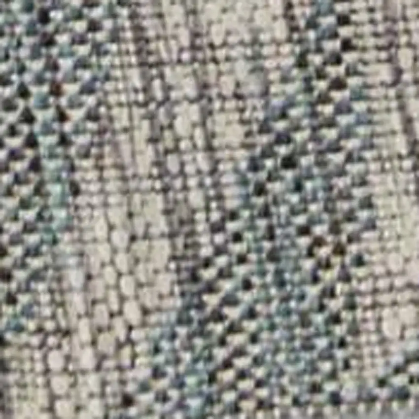 Gray Floral Indoor Outdoor Area Rug Photo 8
