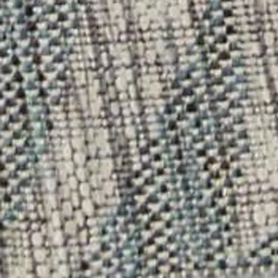Gray Floral Indoor Outdoor Area Rug Photo 8