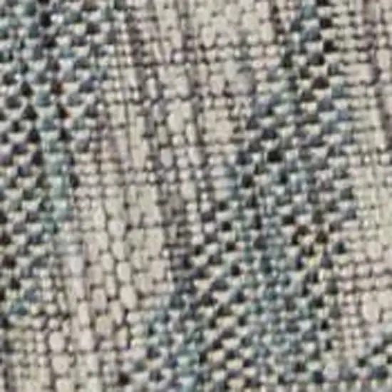 Gray Floral Indoor Outdoor Area Rug Photo 9