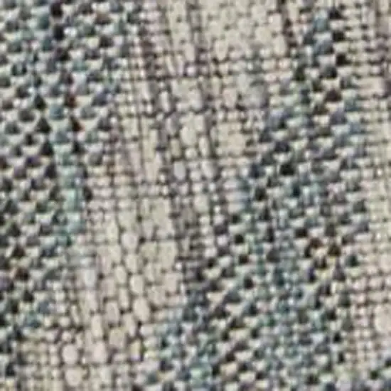 Gray Floral Indoor Outdoor Area Rug Photo 9