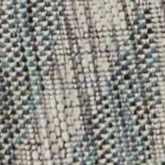 Gray Floral Indoor Outdoor Area Rug Photo 9