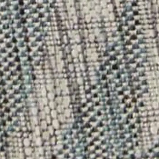 Gray Floral Indoor Outdoor Area Rug Photo 9