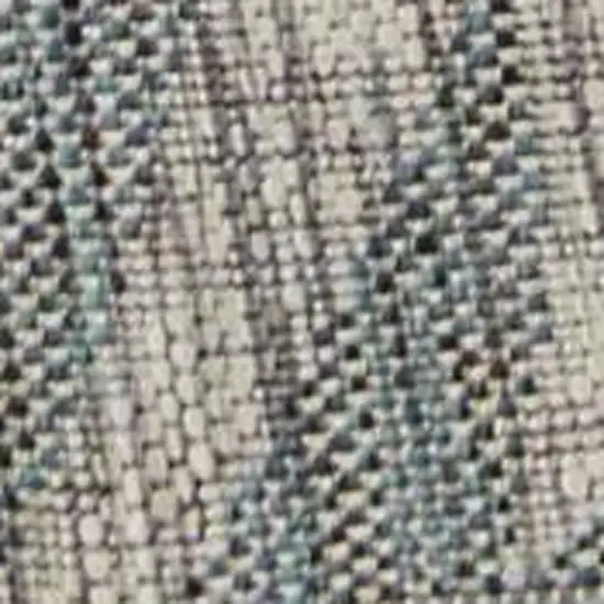 Gray Floral Indoor Outdoor Area Rug Photo 8