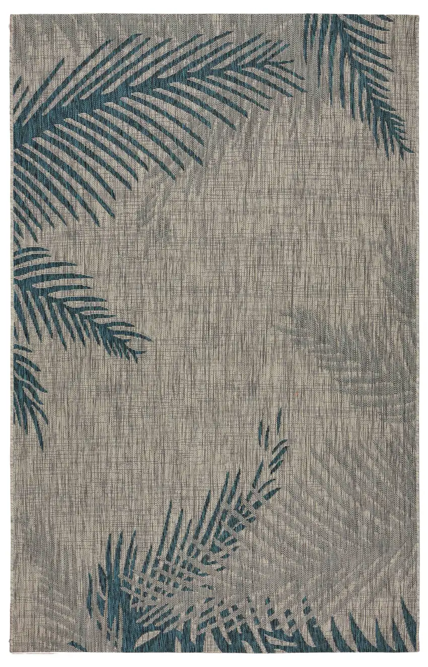 Gray Indoor Outdoor Area Rug Photo 6
