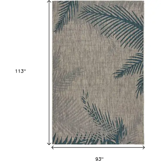 Gray Indoor Outdoor Area Rug Photo 3