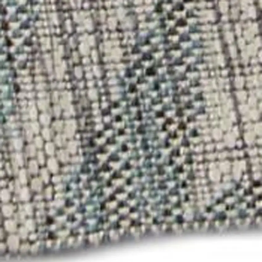 Gray Floral Indoor Outdoor Area Rug Photo 9