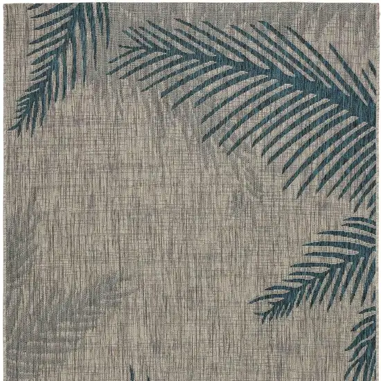 Gray Indoor Outdoor Area Rug Photo 4