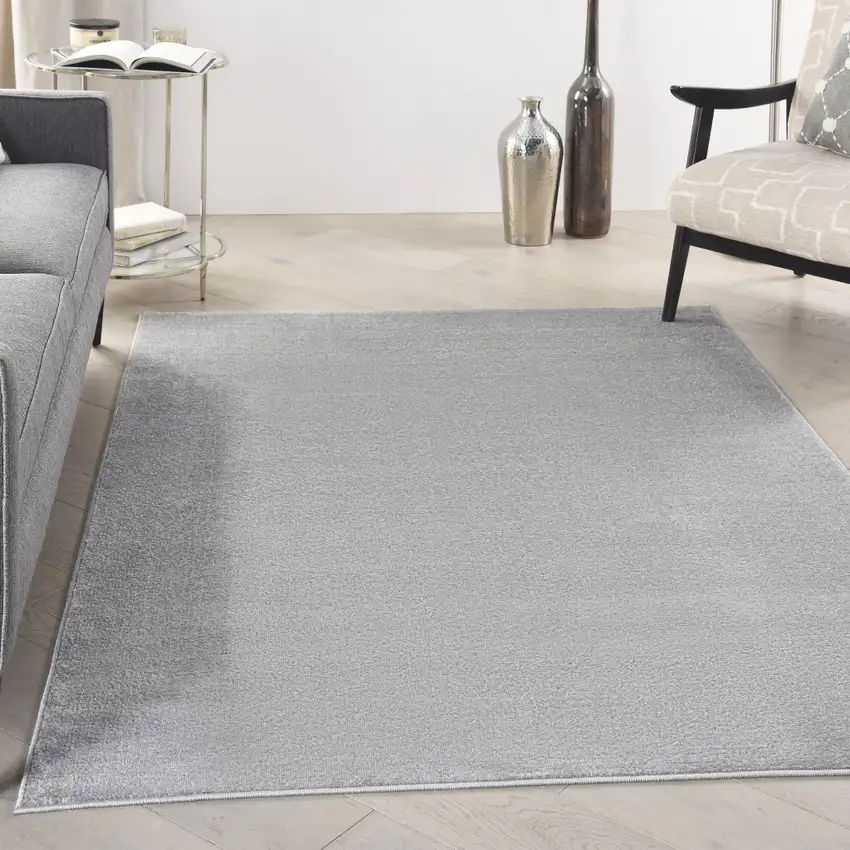 Gray Power Loom Area Rug Photo 5