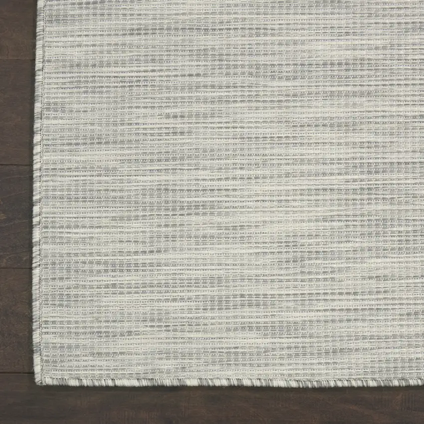 Light Gray Indoor Outdoor Area Rug Photo 8