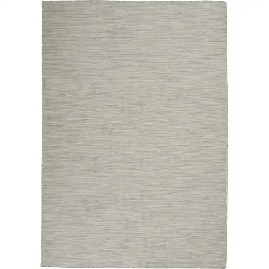 Light Gray Indoor Outdoor Area Rug Photo 2