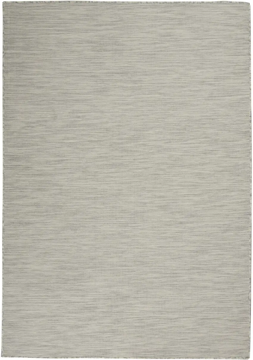 Light Gray Indoor Outdoor Area Rug Photo 2