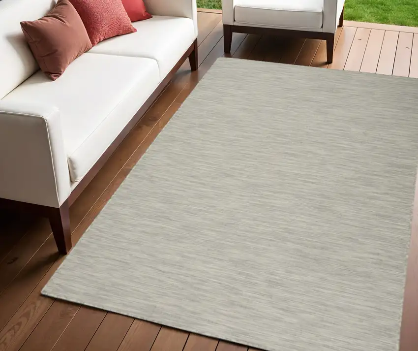 Gray Power Loom Area Rug Photo 1