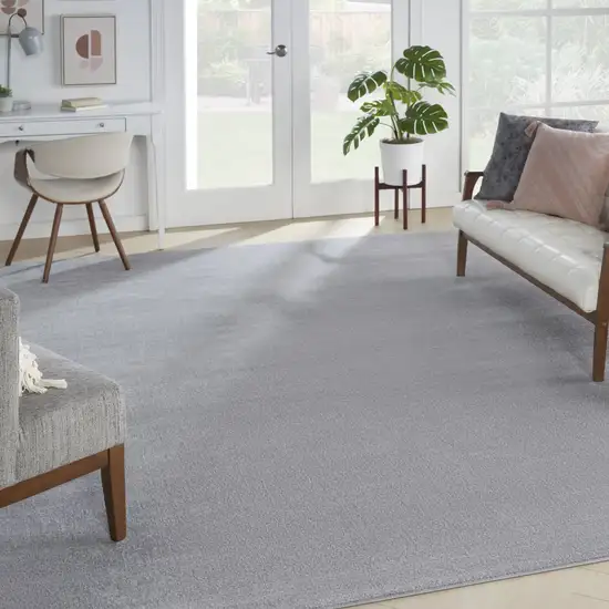 Gray Indoor Outdoor Area Rug Photo 5