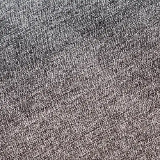 Gray Round Ombre Washable Non Skid Indoor Outdoor Area Rug Photo 7