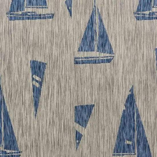 Gray Indoor Outdoor Area Rug Photo 3