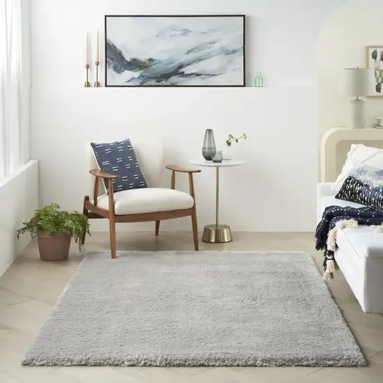 Gray Shag Area Rug Photo 7