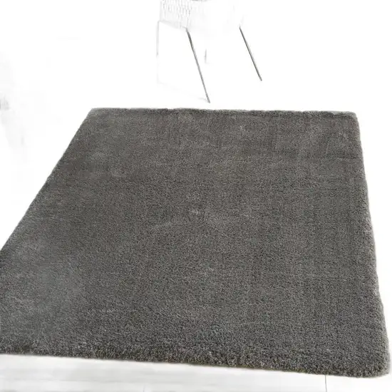 Gray Shag Area Rug Photo 1