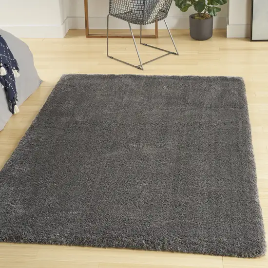 Gray Shag Area Rug Photo 2