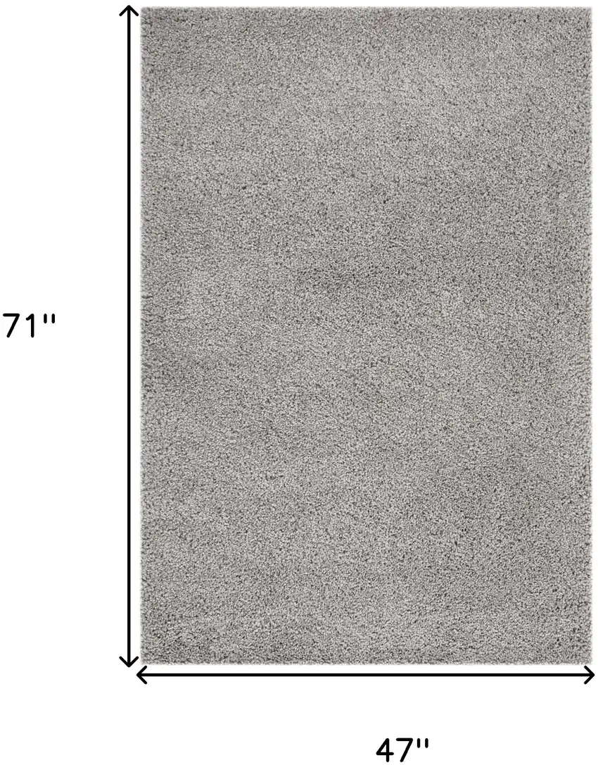 Gray Shag Area Rug Photo 3