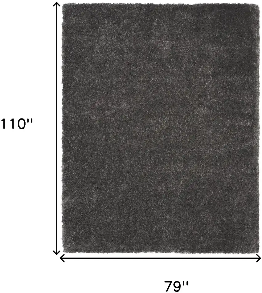 Gray Shag Area Rug Photo 3